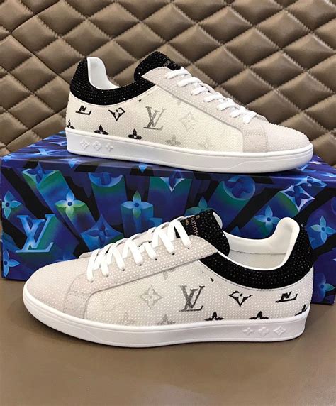 white or black shoes lv|louis vuitton men's shoes cost.